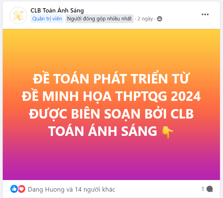 Đề toán minh họa